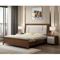 宣輝家具床XH823#（胡桃色+米白色）