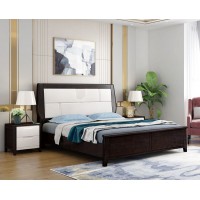 宣輝家具床XH829#（黑紫檀+米白色）