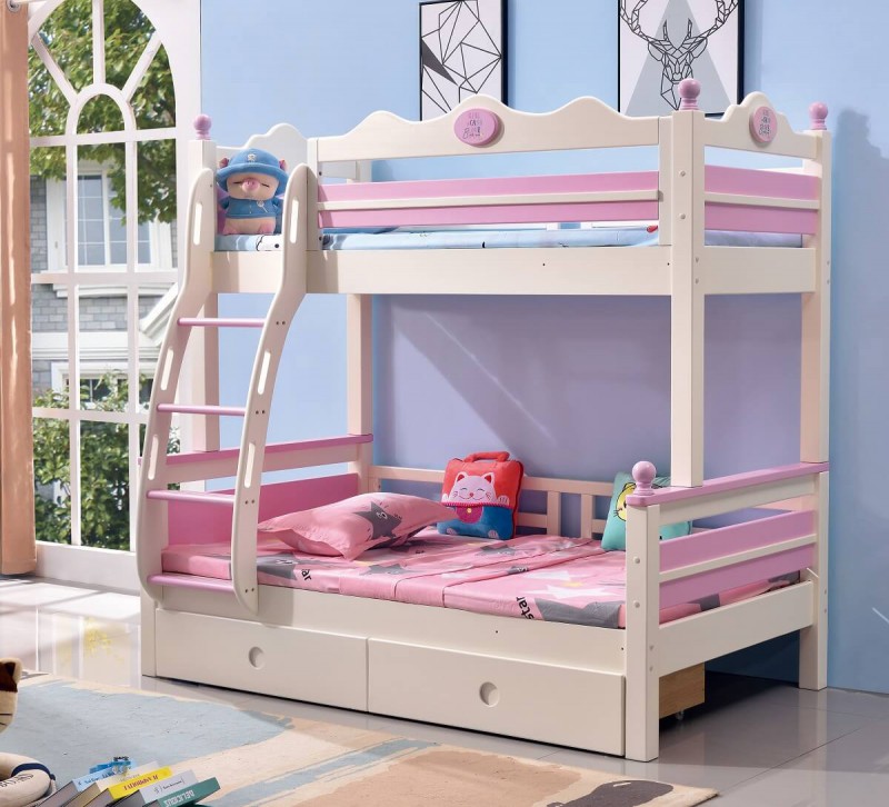 掛梯子母床605#（粉+白）