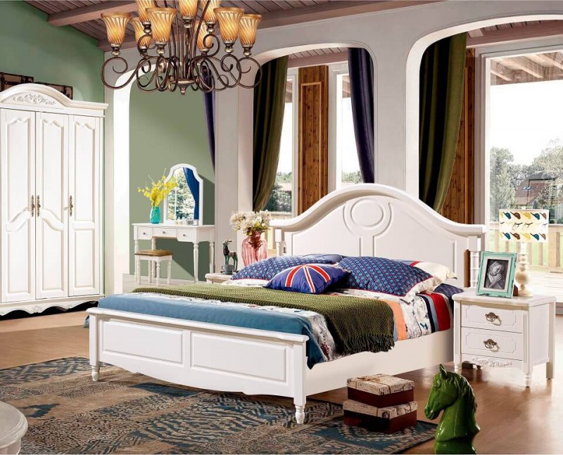 潤潼新美式家具1566#大床