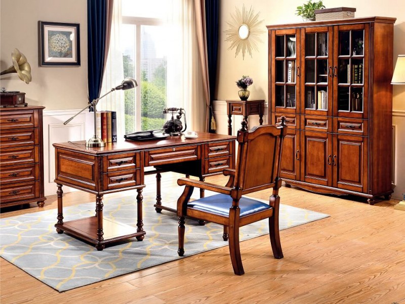 潤潼新美式家具510#書桌