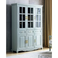 潤(rùn)潼新美式家具9019#三門(mén)書(shū)柜