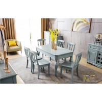 潤潼新美式家具306#西餐桌