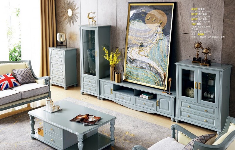 潤潼新美式家具8022#電視柜