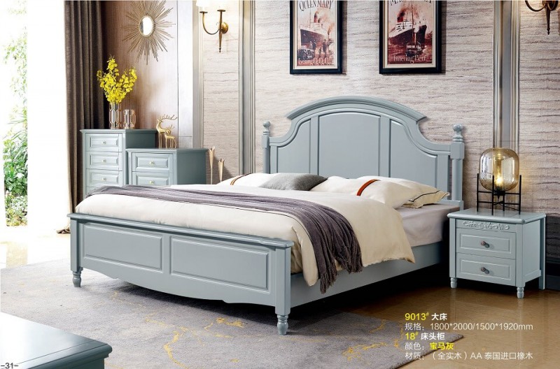 潤潼新美式家具9013#大床