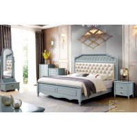 潤潼新美式家具1922#大床（米白）