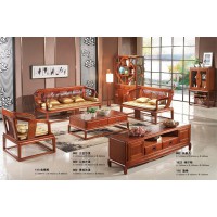 華民盛新中式海棠木1+2+3沙發(fā)882