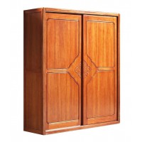 華民盛新中式海棠木兩門(mén)推拉衣柜1513