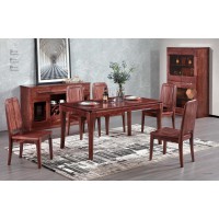 風范系列長餐桌HT-05#餐椅HY-02#