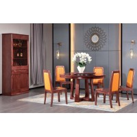 風范系列圓餐臺HT-02#餐椅HY-06#