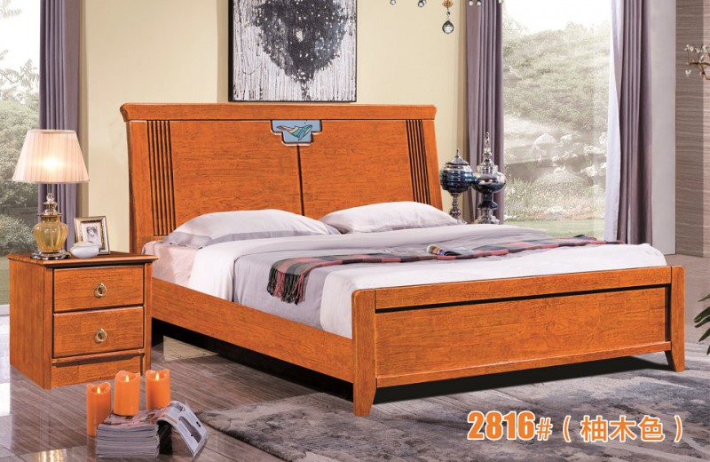 富利雅青少年彩色實木套房2816#（啞白、柚木色）2