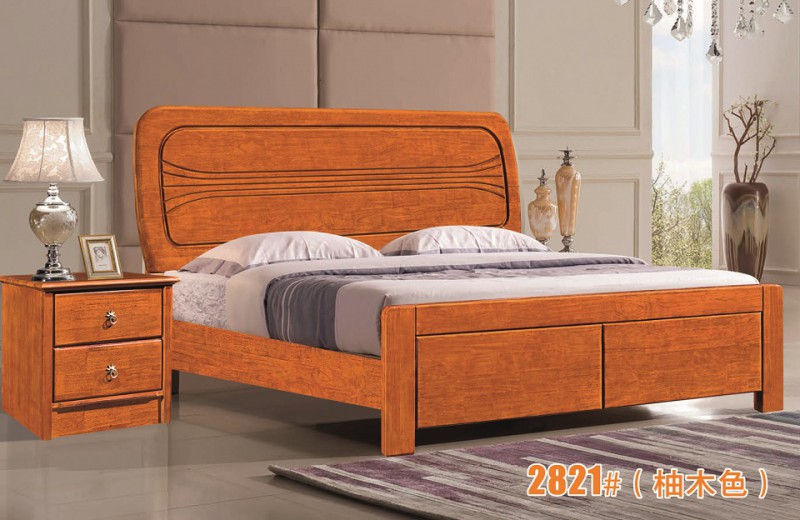 富利雅青少年彩色實木套房2821#（啞白、柚木色）2