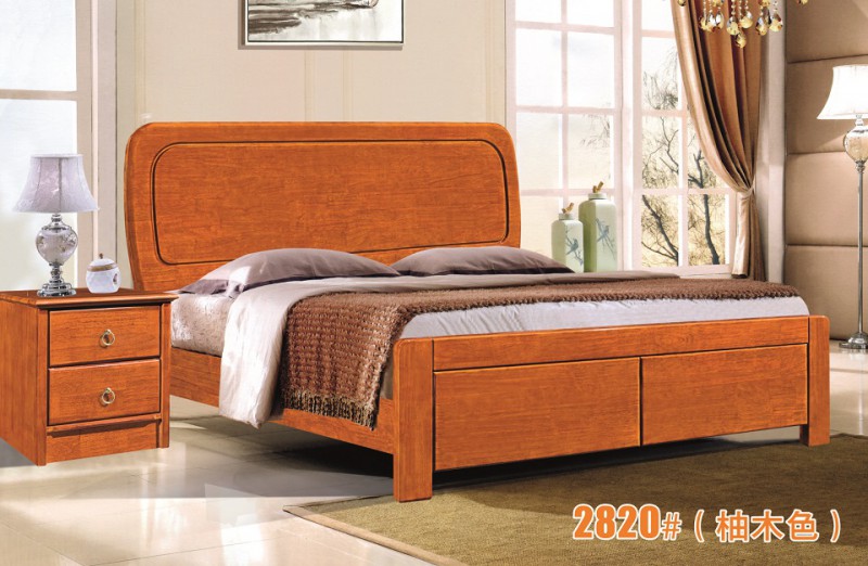 富利雅青少年彩色實木套房2820#（啞白、柚木色）2