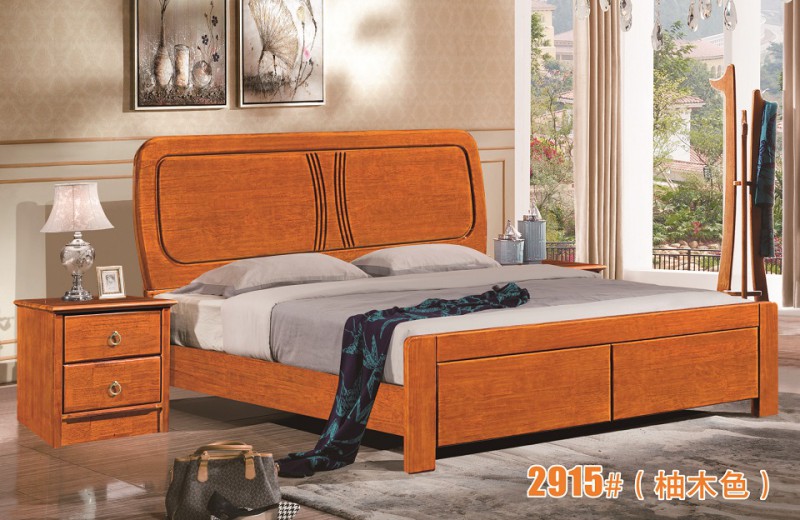 富利雅青少年彩色實木套房2915#（啞白、柚木色）2