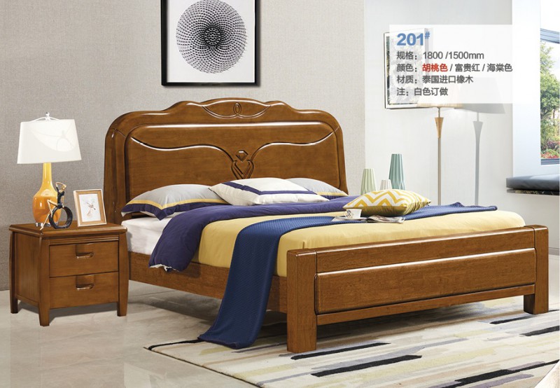俊豐家具：橡木床201#