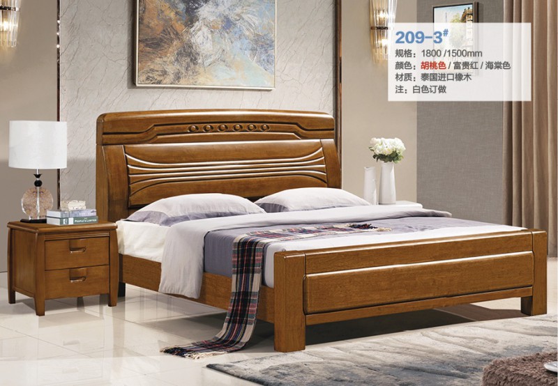 俊豐家具：橡木床209-3#