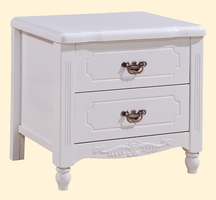 長樂家具床頭柜02#（象牙白）