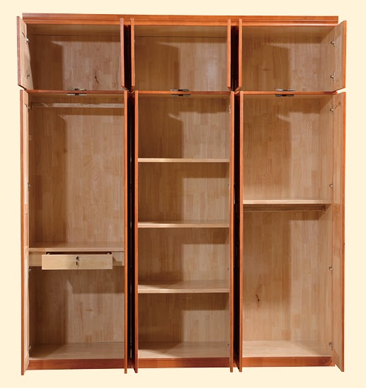 長樂家具六門加頂衣柜6066#2