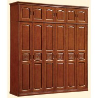 長樂家具六門加頂衣柜8066A#