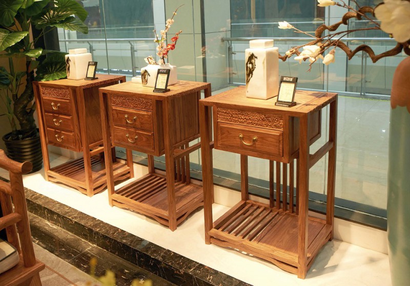 詩(shī)意東方新中式紅木：祥云斗柜