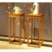 詩(shī)意東方新中式紅木：四方花架