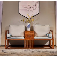 詩意東方新中式紅木：禪意羅漢床