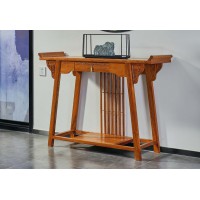 詩意東方新中式紅木：畫案玄關