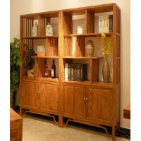 詩(shī)意東方新中式紅木：江南書(shū)架