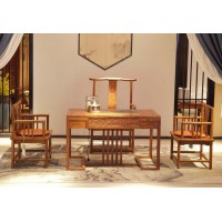 詩(shī)意東方新中式紅木：祥云茶臺(tái)