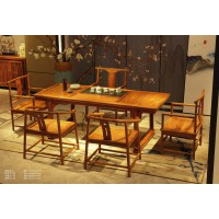詩(shī)意東方新中式紅木：畫案茶臺(tái)