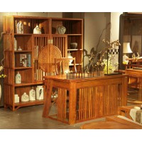 詩意東方新中式紅木：文宋書桌