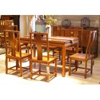 詩意東方新中式紅木：吉祥如意餐臺