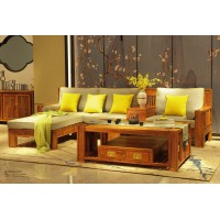 詩(shī)意東方新中式紅木：花開(kāi)富貴轉(zhuǎn)角沙發(fā)