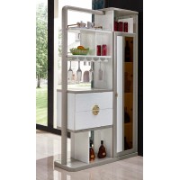 采木園致青春現代輕奢實木系列9891#餐邊柜（A色 灰+白）