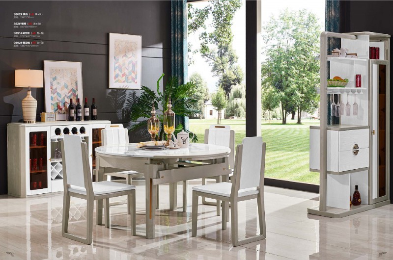 致青春現代輕奢實木系列9862#跳臺（A色 棕+灰）