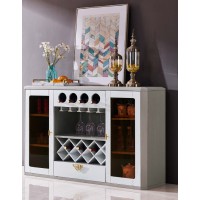 采木園致青春現代輕奢實木系列9892#餐邊柜（A色 灰+白）