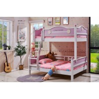 采木園致青春現代輕奢實木系列6101#兒童床（A色 粉）