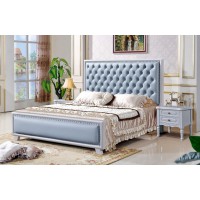 浩楠宜家簡(jiǎn)美系列家具：床978#（軟包）寶馬灰