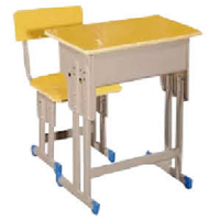 萬昌家具：單人位學生課桌W-49#