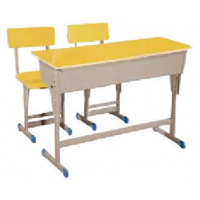 萬昌家具：雙人位學生課桌W-45#