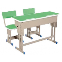 萬昌家具：雙人位學生課桌W-44#