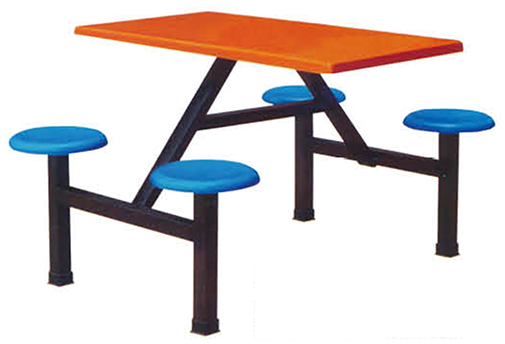 四人位圓凳餐桌W-35#