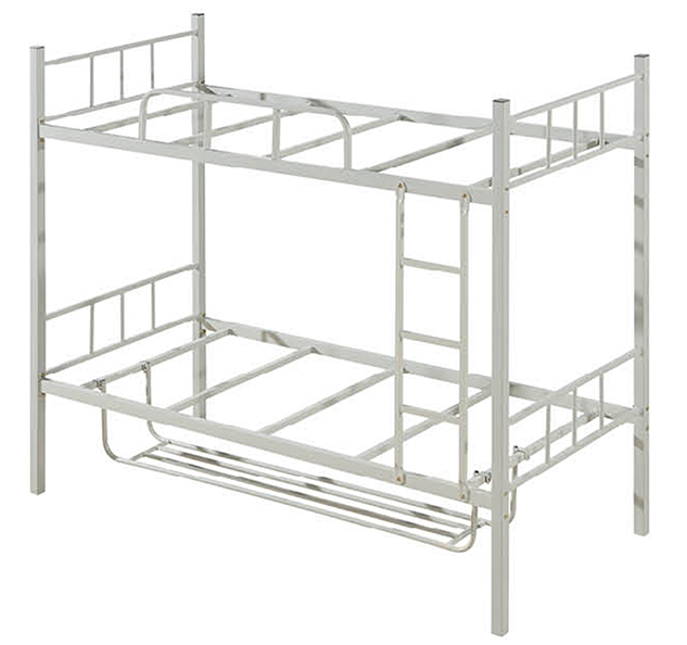 40方管鎖片雙層鐵床W-12#（加厚帶鞋架）