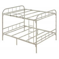 萬昌家具：38圓管大彎雙層鐵床W-09#（加厚）