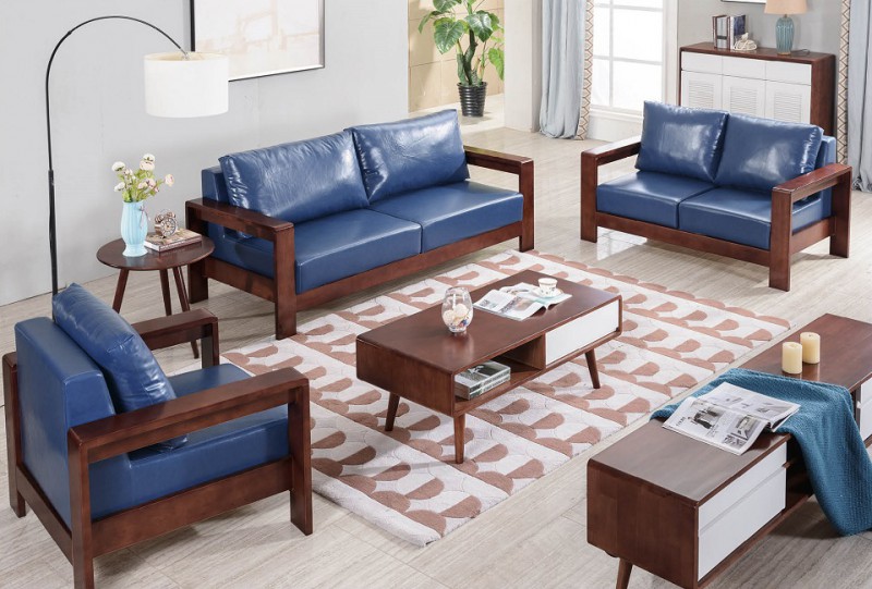 北歐實木沙發(fā)S608#