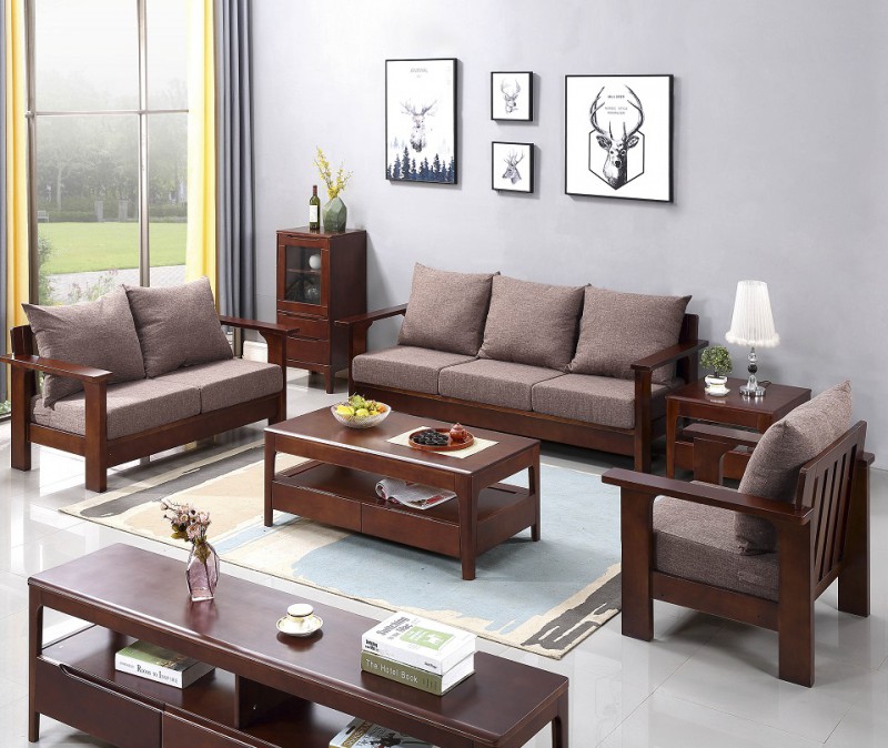 北歐實(shí)木沙發(fā)23#