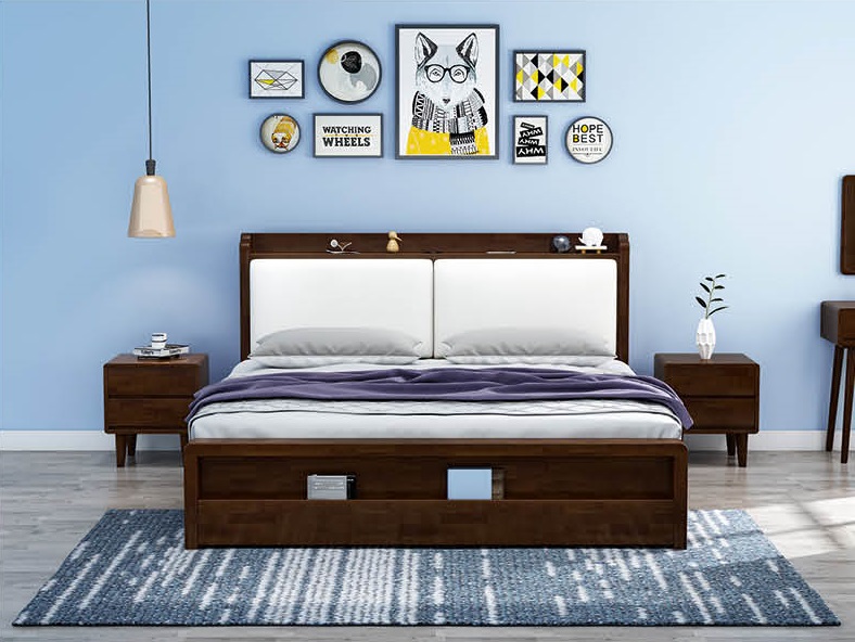 實(shí)木床115#圖3