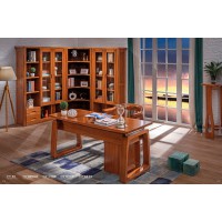 虔南世家雅致胡桃系列家具：315#書臺、316#新款書臺椅、508#三門書柜、509#兩門書柜、510#轉角書柜