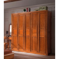 虔南世家雅致胡桃系列家具：506#五門衣柜