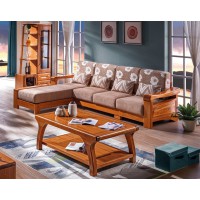 虔南世家雅致胡桃系列家具：911#轉(zhuǎn)角沙發(fā)